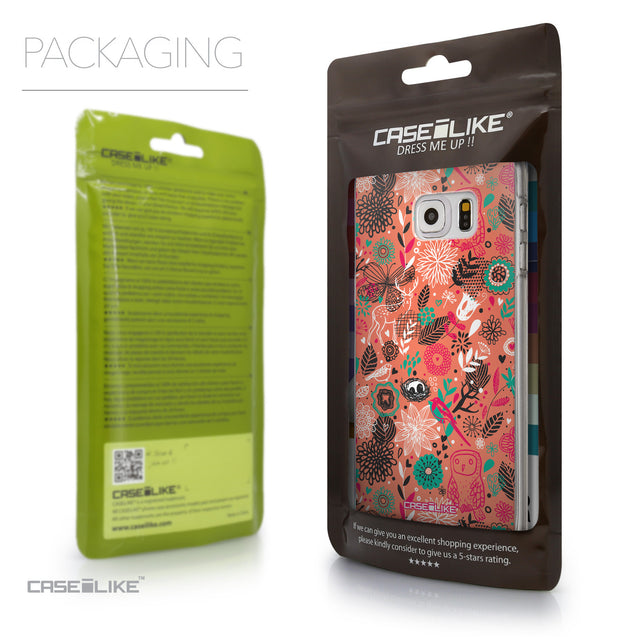 Packaging - CASEiLIKE Samsung Galaxy S6 Edge Plus back cover Spring Forest Pink 2242