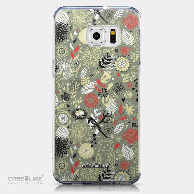 CASEiLIKE Samsung Galaxy S6 Edge Plus back cover Spring Forest Gray 2243