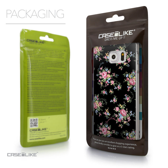 Packaging - CASEiLIKE Samsung Galaxy S6 Edge Plus back cover Floral Rose Classic 2261