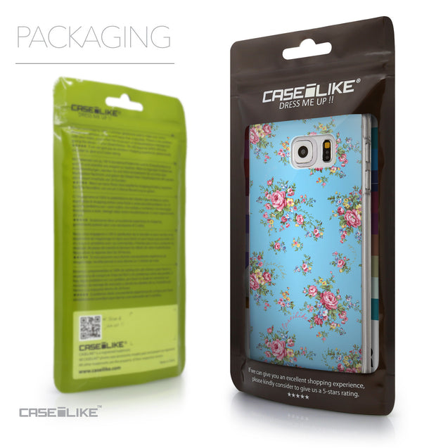 Packaging - CASEiLIKE Samsung Galaxy S6 Edge Plus back cover Floral Rose Classic 2263