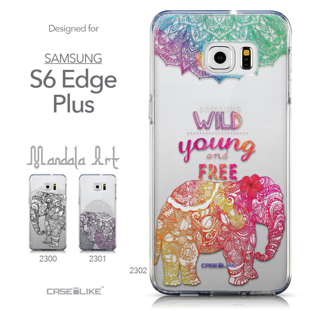 Collection - CASEiLIKE Samsung Galaxy S6 Edge Plus back cover Mandala Art 2302