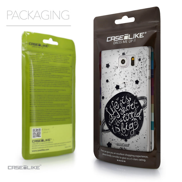 Packaging - CASEiLIKE Samsung Galaxy S6 Edge Plus back cover Quote 2401