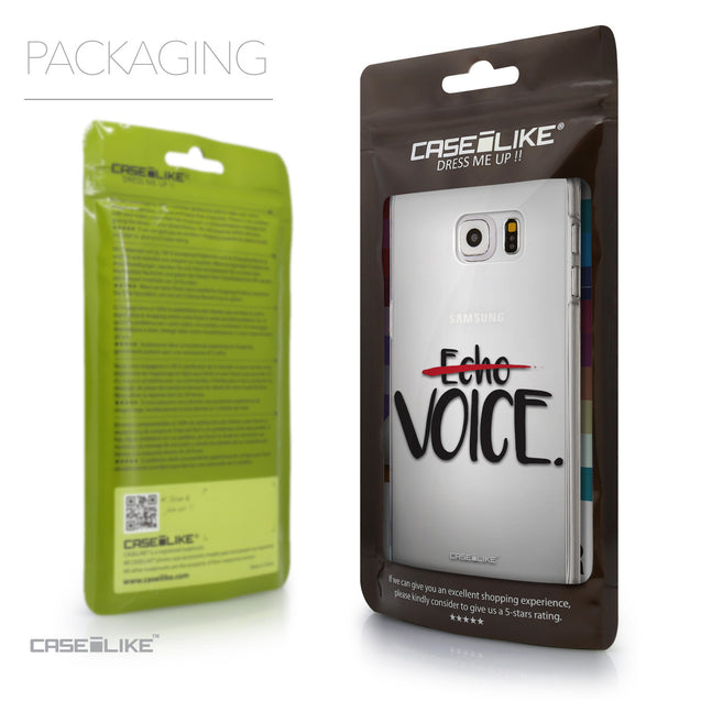 Packaging - CASEiLIKE Samsung Galaxy S6 Edge Plus back cover Quote 2405