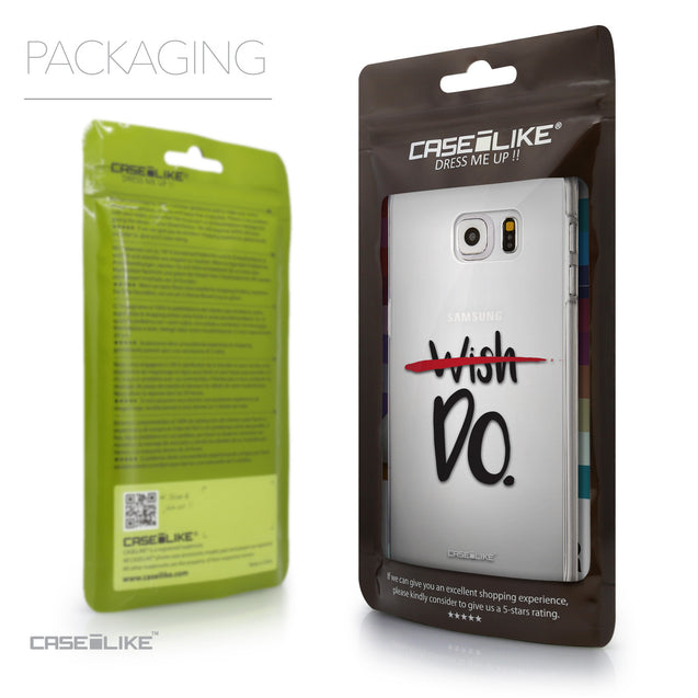 Packaging - CASEiLIKE Samsung Galaxy S6 Edge Plus back cover Quote 2407