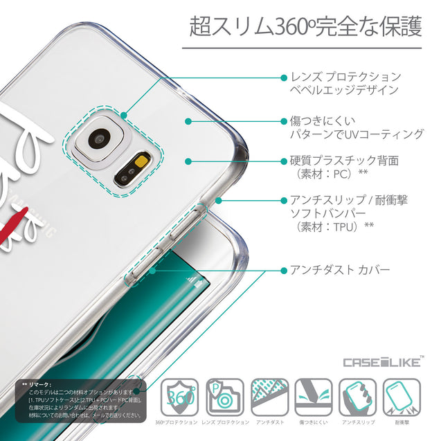 Details in Japanese - CASEiLIKE Samsung Galaxy S6 Edge Plus back cover Quote 2409