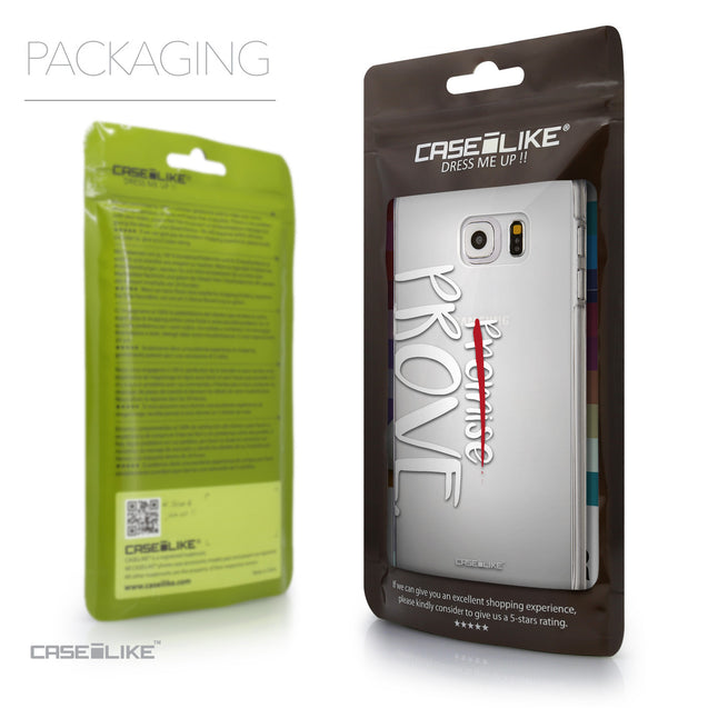 Packaging - CASEiLIKE Samsung Galaxy S6 Edge Plus back cover Quote 2409