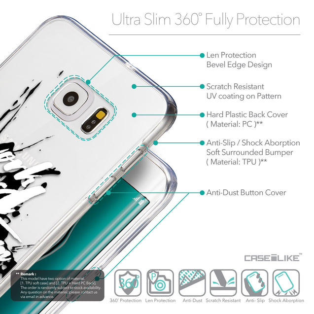 Details in English - CASEiLIKE Samsung Galaxy S6 Edge Plus back cover Quote 2414
