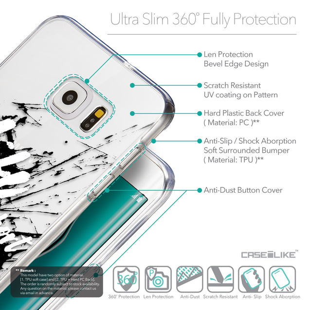 Details in English - CASEiLIKE Samsung Galaxy S6 Edge Plus back cover Quote 2416