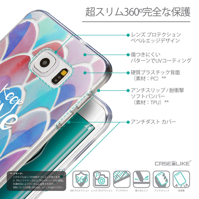 Details in Japanese - CASEiLIKE Samsung Galaxy S6 Edge Plus back cover Quote 2417