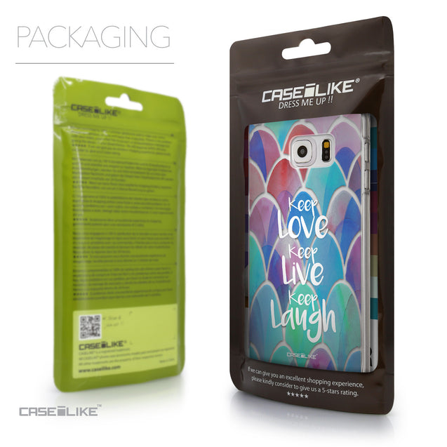 Packaging - CASEiLIKE Samsung Galaxy S6 Edge Plus back cover Quote 2417