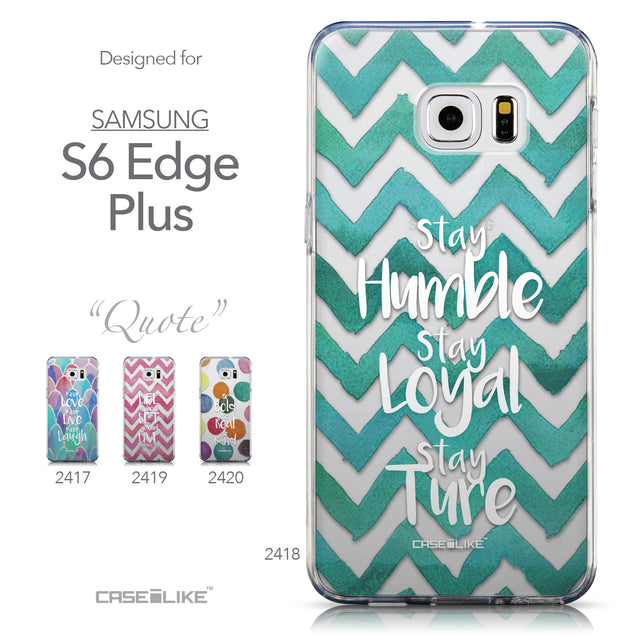 Collection - CASEiLIKE Samsung Galaxy S6 Edge Plus back cover Quote 2418
