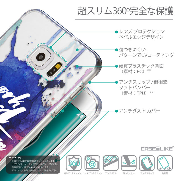 Details in Japanese - CASEiLIKE Samsung Galaxy S6 Edge Plus back cover Quote 2422