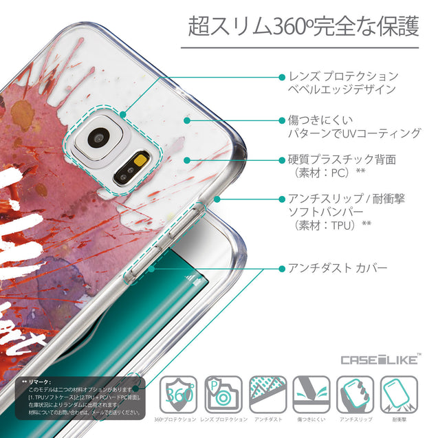 Details in Japanese - CASEiLIKE Samsung Galaxy S6 Edge Plus back cover Quote 2423