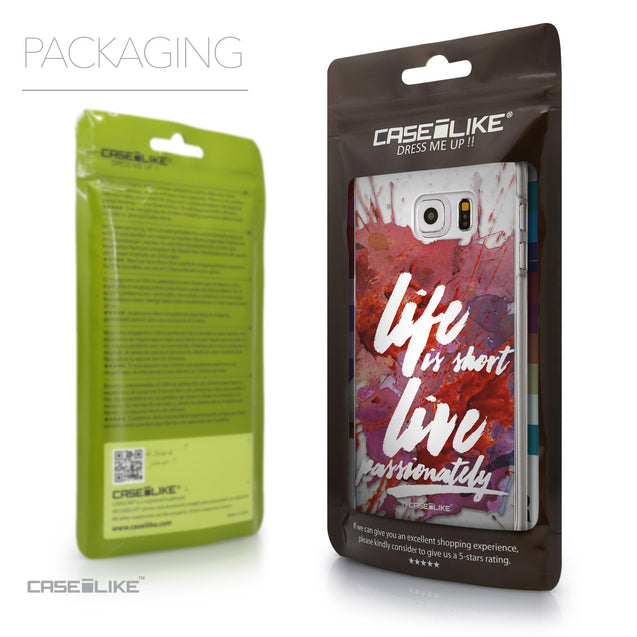 Packaging - CASEiLIKE Samsung Galaxy S6 Edge Plus back cover Quote 2423
