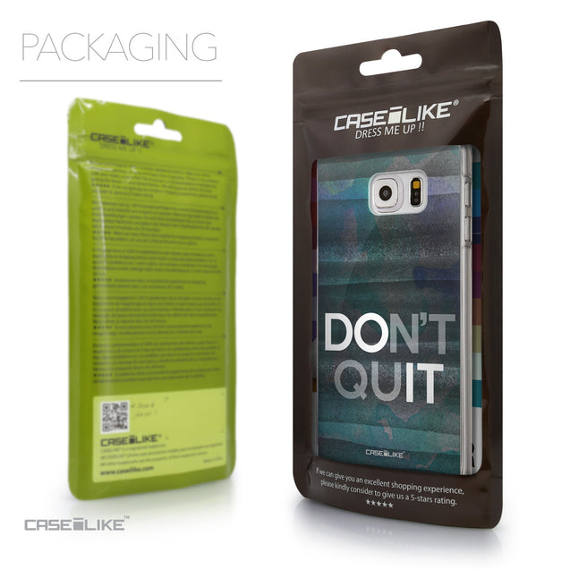 Packaging - CASEiLIKE Samsung Galaxy S6 Edge Plus back cover Quote 2431