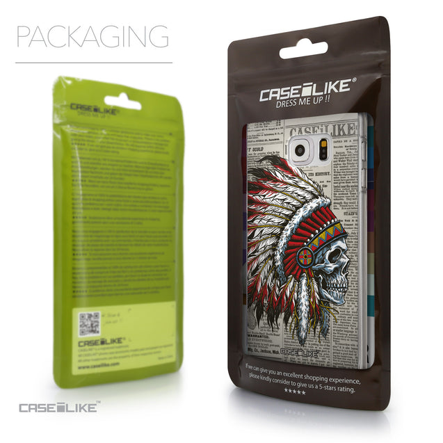 Packaging - CASEiLIKE Samsung Galaxy S6 Edge Plus back cover Art of Skull 2522