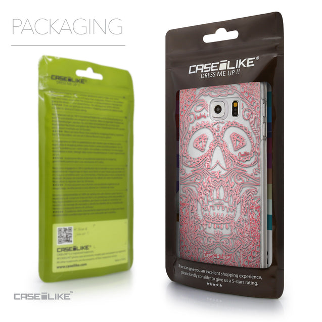 Packaging - CASEiLIKE Samsung Galaxy S6 Edge Plus back cover Art of Skull 2525