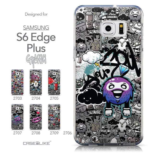 Collection - CASEiLIKE Samsung Galaxy S6 Edge Plus back cover Graffiti 2706