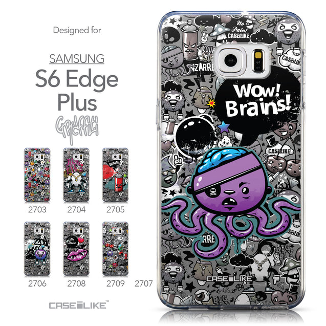Collection - CASEiLIKE Samsung Galaxy S6 Edge Plus back cover Graffiti 2707