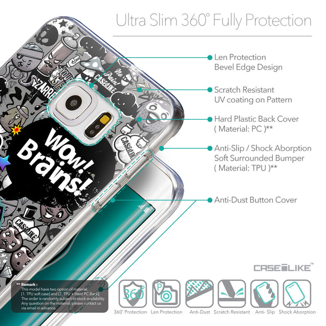 Details in English - CASEiLIKE Samsung Galaxy S6 Edge Plus back cover Graffiti 2707