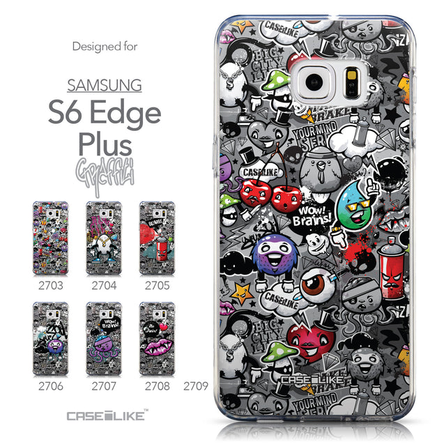 Collection - CASEiLIKE Samsung Galaxy S6 Edge Plus back cover Graffiti 2709