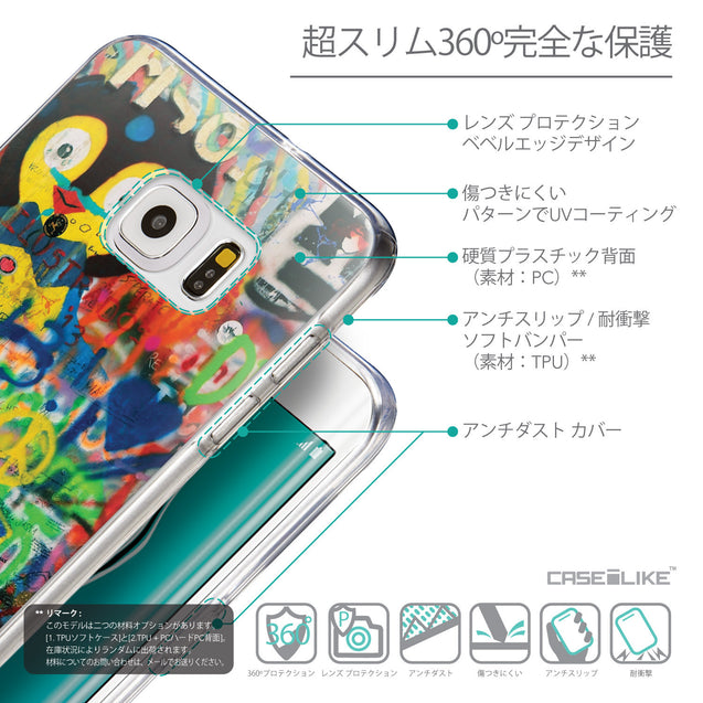 Details in Japanese - CASEiLIKE Samsung Galaxy S6 Edge Plus back cover Graffiti 2723
