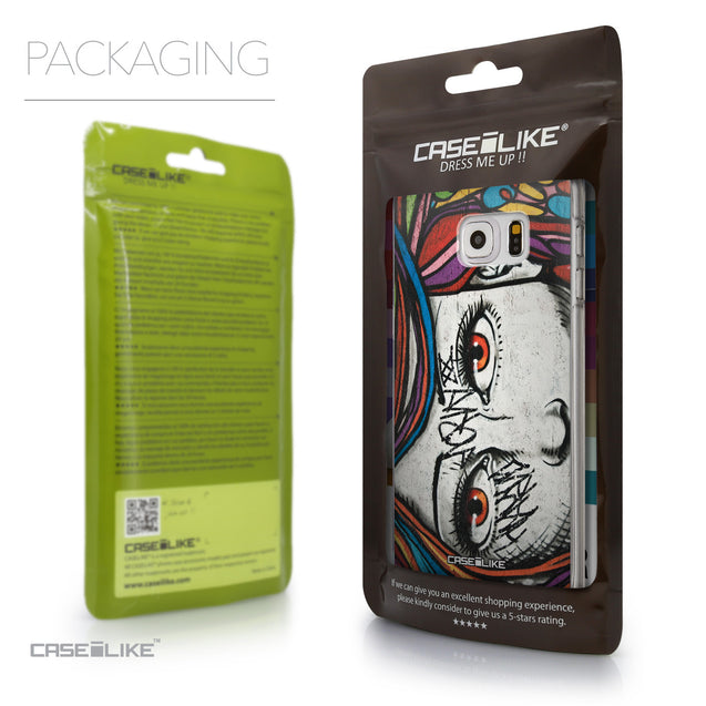 Packaging - CASEiLIKE Samsung Galaxy S6 Edge Plus back cover Graffiti Girl 2725