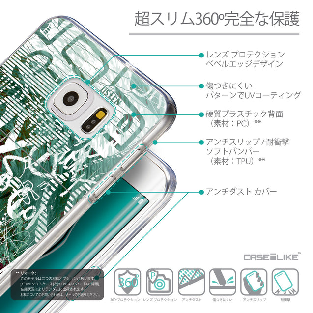 Details in Japanese - CASEiLIKE Samsung Galaxy S6 Edge Plus back cover Graffiti 2728