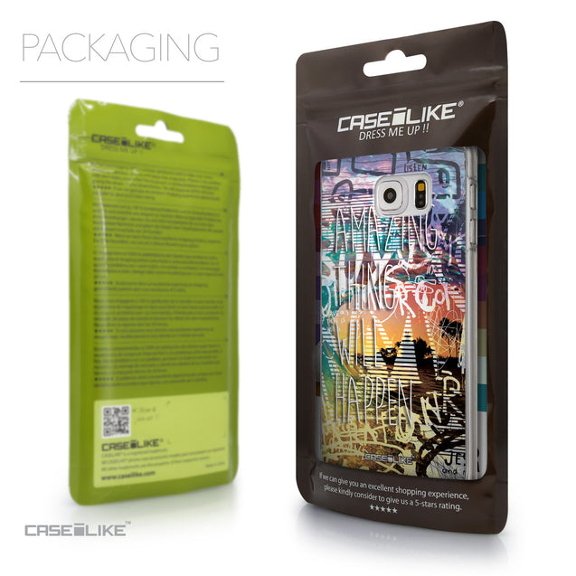 Packaging - CASEiLIKE Samsung Galaxy S6 Edge Plus back cover Graffiti 2729