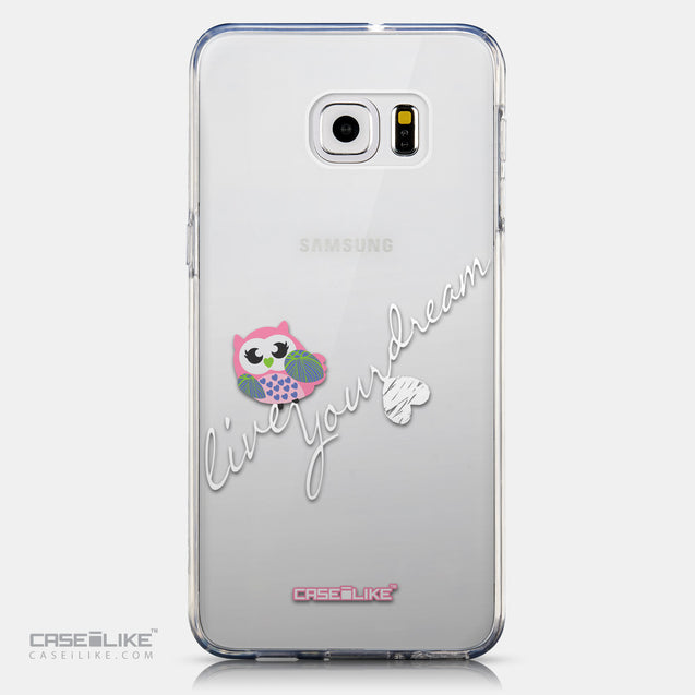 CASEiLIKE Samsung Galaxy S6 Edge Plus back cover Owl Graphic Design 3314