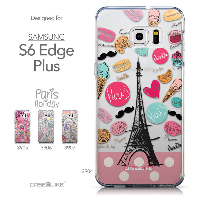 Collection - CASEiLIKE Samsung Galaxy S6 Edge Plus back cover Paris Holiday 3904