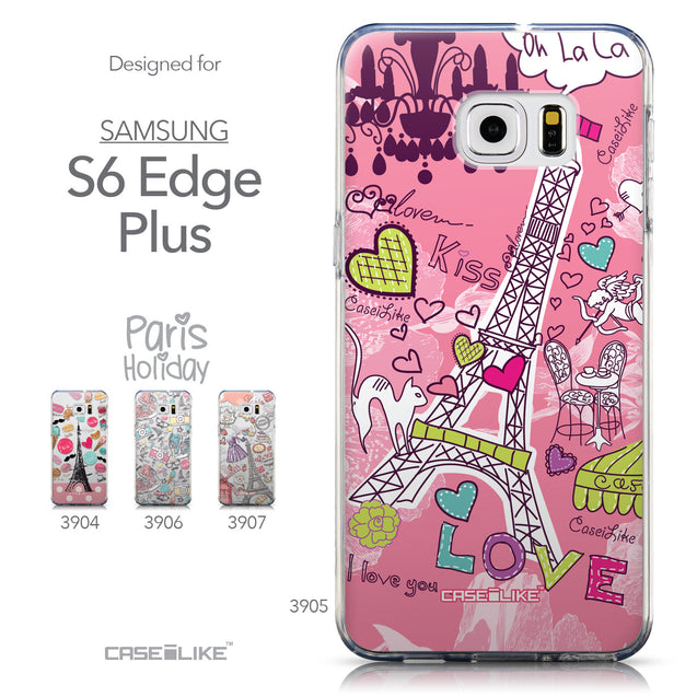 Collection - CASEiLIKE Samsung Galaxy S6 Edge Plus back cover Paris Holiday 3905