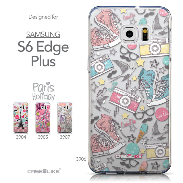Collection - CASEiLIKE Samsung Galaxy S6 Edge Plus back cover Paris Holiday 3906