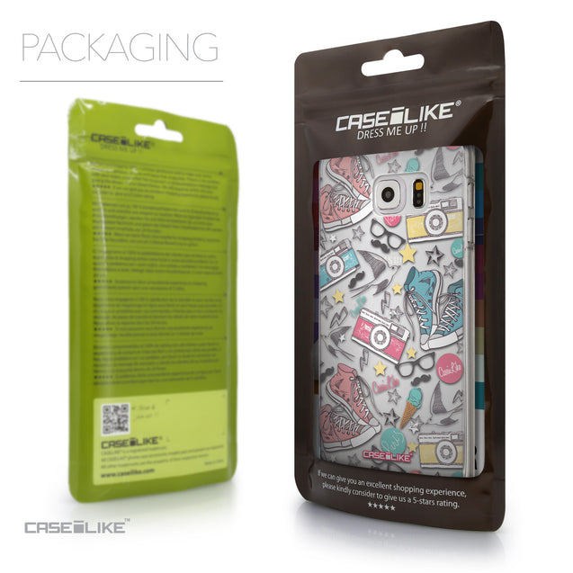Packaging - CASEiLIKE Samsung Galaxy S6 Edge Plus back cover Paris Holiday 3906