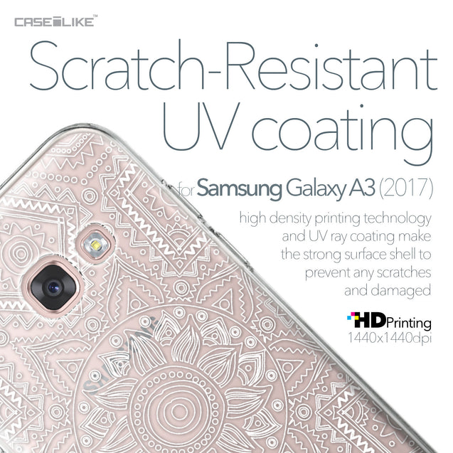 Samsung Galaxy A3 (2017) case Indian Line Art 2061 with UV-Coating Scratch-Resistant Case | CASEiLIKE.com