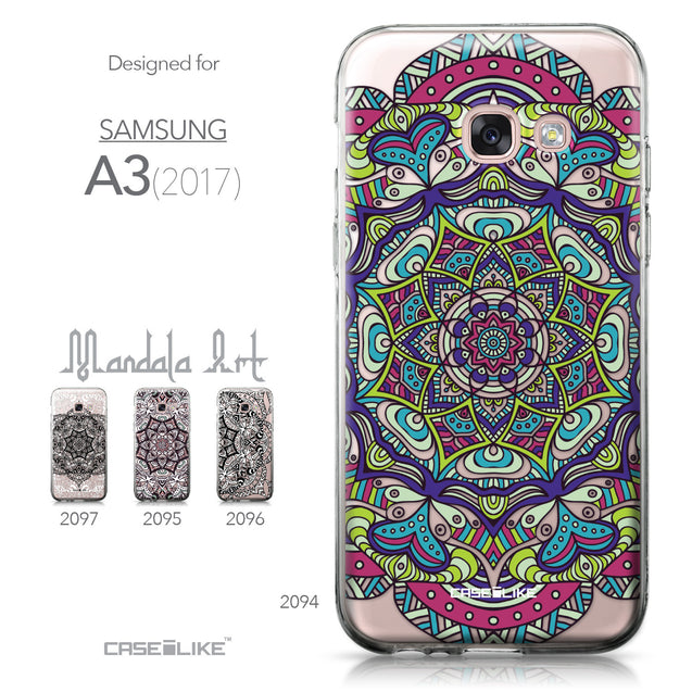 Samsung Galaxy A3 (2017) case Mandala Art 2094 Collection | CASEiLIKE.com