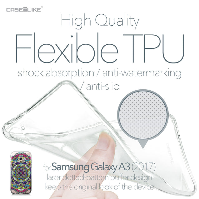 Samsung Galaxy A3 (2017) case Mandala Art 2094 Soft Gel Silicone Case | CASEiLIKE.com