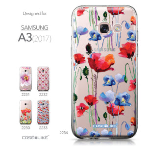 Samsung Galaxy A3 (2017) case Watercolor Floral 2234 Collection | CASEiLIKE.com