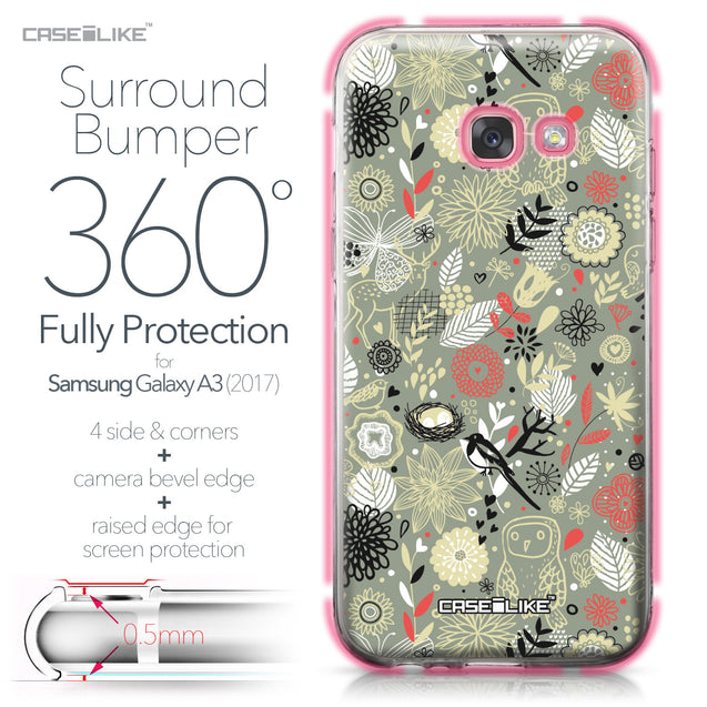 Samsung Galaxy A3 (2017) case Spring Forest Gray 2243 Bumper Case Protection | CASEiLIKE.com