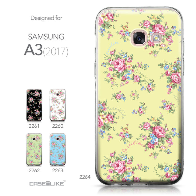 Samsung Galaxy A3 (2017) case Floral Rose Classic 2264 Collection | CASEiLIKE.com