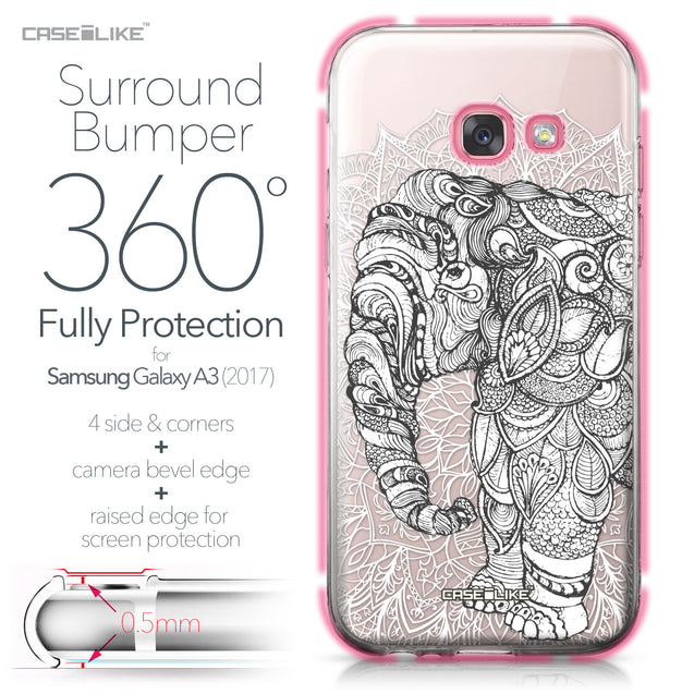 Samsung Galaxy A3 (2017) case Mandala Art 2300 Bumper Case Protection | CASEiLIKE.com