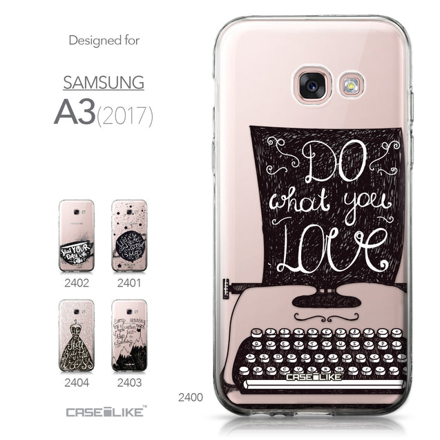 Samsung Galaxy A3 (2017) case Quote 2400 Collection | CASEiLIKE.com