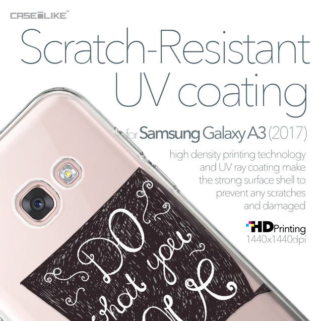 Samsung Galaxy A3 (2017) case Quote 2400 with UV-Coating Scratch-Resistant Case | CASEiLIKE.com