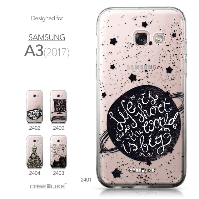Samsung Galaxy A3 (2017) case Quote 2401 Collection | CASEiLIKE.com