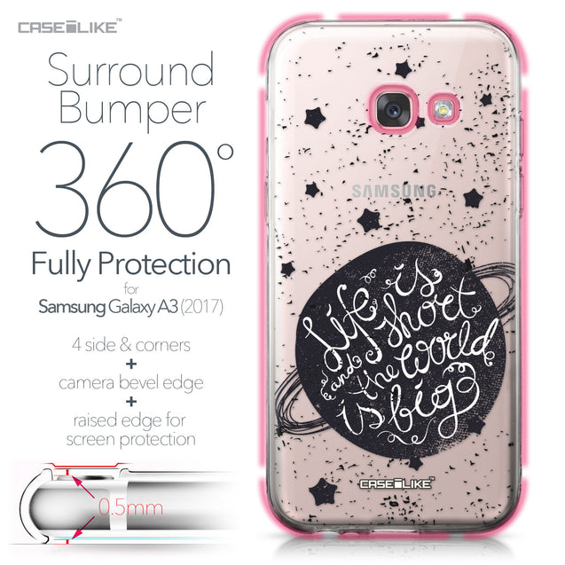 Samsung Galaxy A3 (2017) case Quote 2401 Bumper Case Protection | CASEiLIKE.com