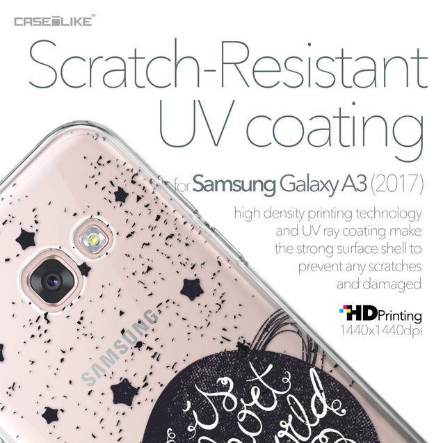 Samsung Galaxy A3 (2017) case Quote 2401 with UV-Coating Scratch-Resistant Case | CASEiLIKE.com