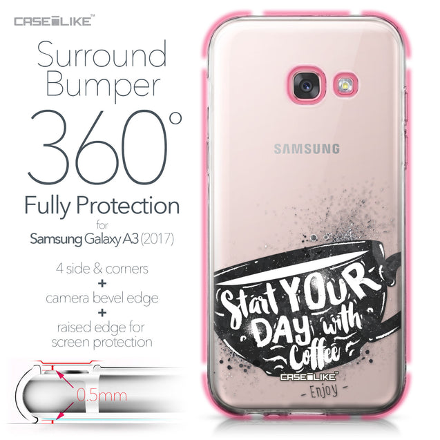 Samsung Galaxy A3 (2017) case Quote 2402 Bumper Case Protection | CASEiLIKE.com