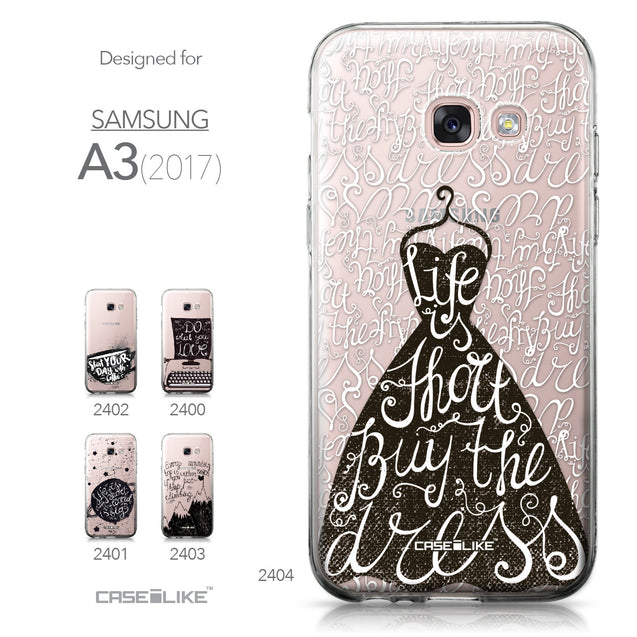 Samsung Galaxy A3 (2017) case Quote 2404 Collection | CASEiLIKE.com