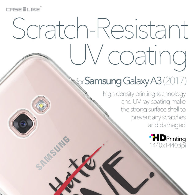 Samsung Galaxy A3 (2017) case Quote 2406 with UV-Coating Scratch-Resistant Case | CASEiLIKE.com