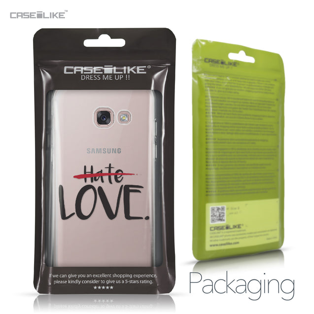 Samsung Galaxy A3 (2017) case Quote 2406 Retail Packaging | CASEiLIKE.com